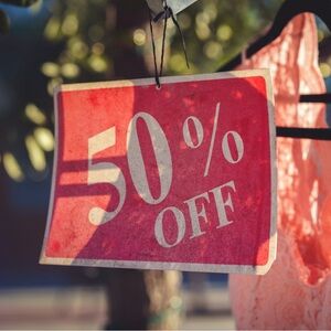 50% off everything in my shop!